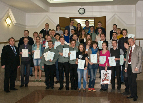Участники пятой студенческой олимпиады по исторической информатике