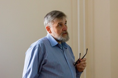 Алексей Владимирович Лаушкин читает лекцию «От первого в России флота до приполярного винограда: технологическая грань пятисотлетней истории Соловецкого монастыря»