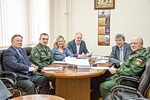 Встреча руководства факультета с представителями Военной академии Генерального штаба ВС РФ