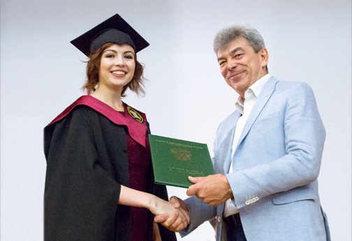 Вручение дипломов выпускникам исторического факультета МГУ (28 июня 2018)