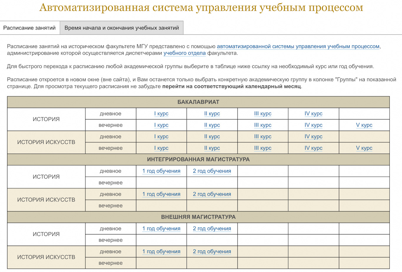 Расписание пар вшэ