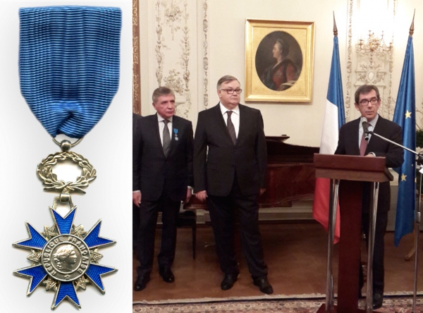 Профессор С.В.Мироненко награжден французским орденом "За заслуги"