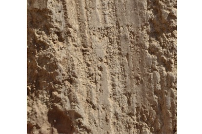 Отпечатки древних землеройных орудий в стенке ямы (ритуальный комплекс среднего бронзового века)