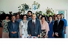 1998 год: коллектив кафедры на праздновании 90-летия Б.А. Рыбакова